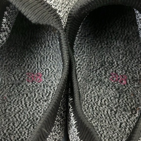 Slow Man Walking Black and Gray Sock Sneaker Size 38/8 - Picture 11 of 13